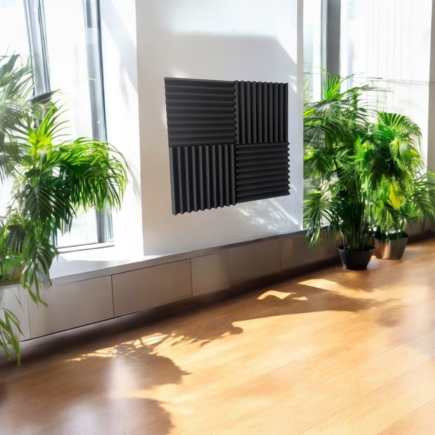 Akustikpaneele aus Schaumstoff. Schaumstoff Akustik. Waveschaumstoff