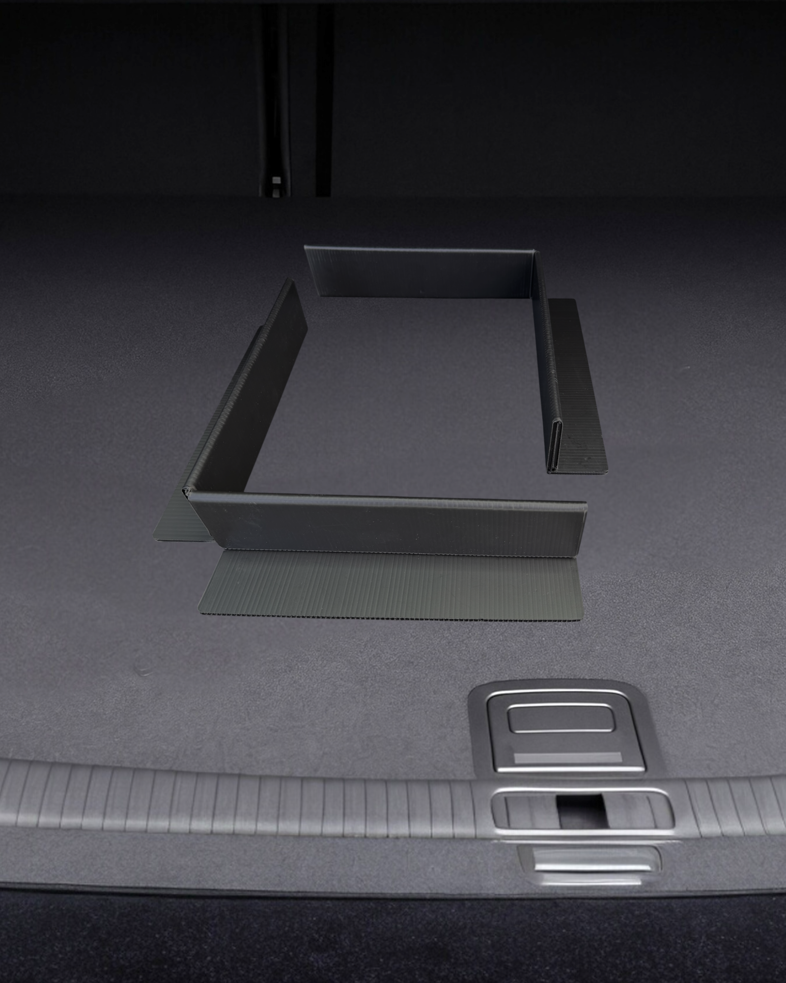 Kofferraum Organizer Klett-Fixierung Cargoelemente