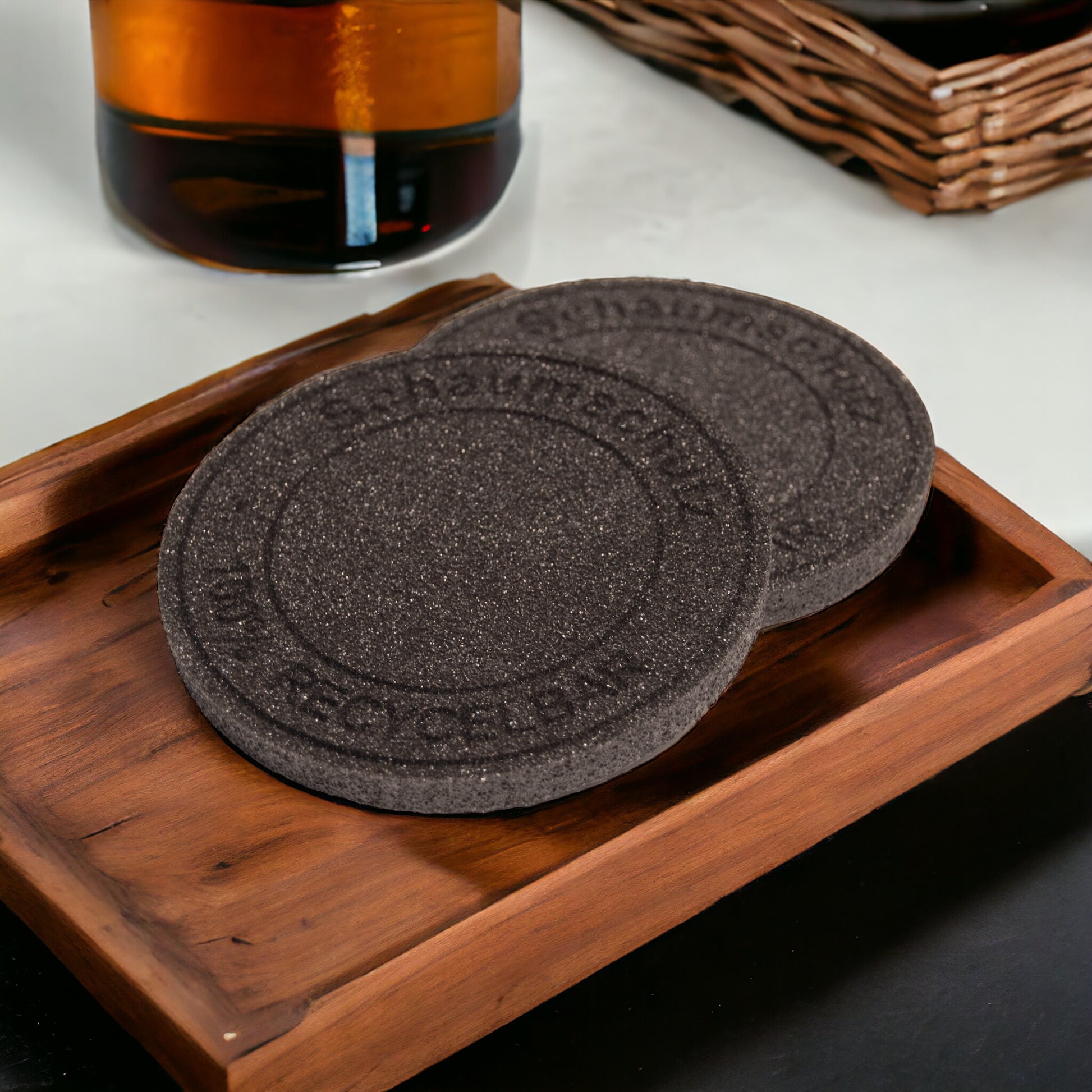 Getränkeuntersetzer aus Schaumstoff