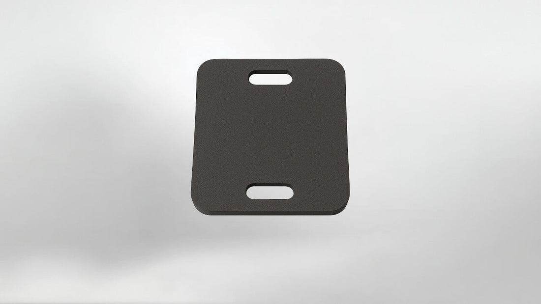 Tragbares Sitzkissen mit Griffen aus PE-Schaumstoff – wasserabweisendes, wärmeisolierendes Sitzpolster für Camping, Garten, Picknick und Outdoor Aktivitäten (34,5 × 30,5 × 3 cm) in anthrazit