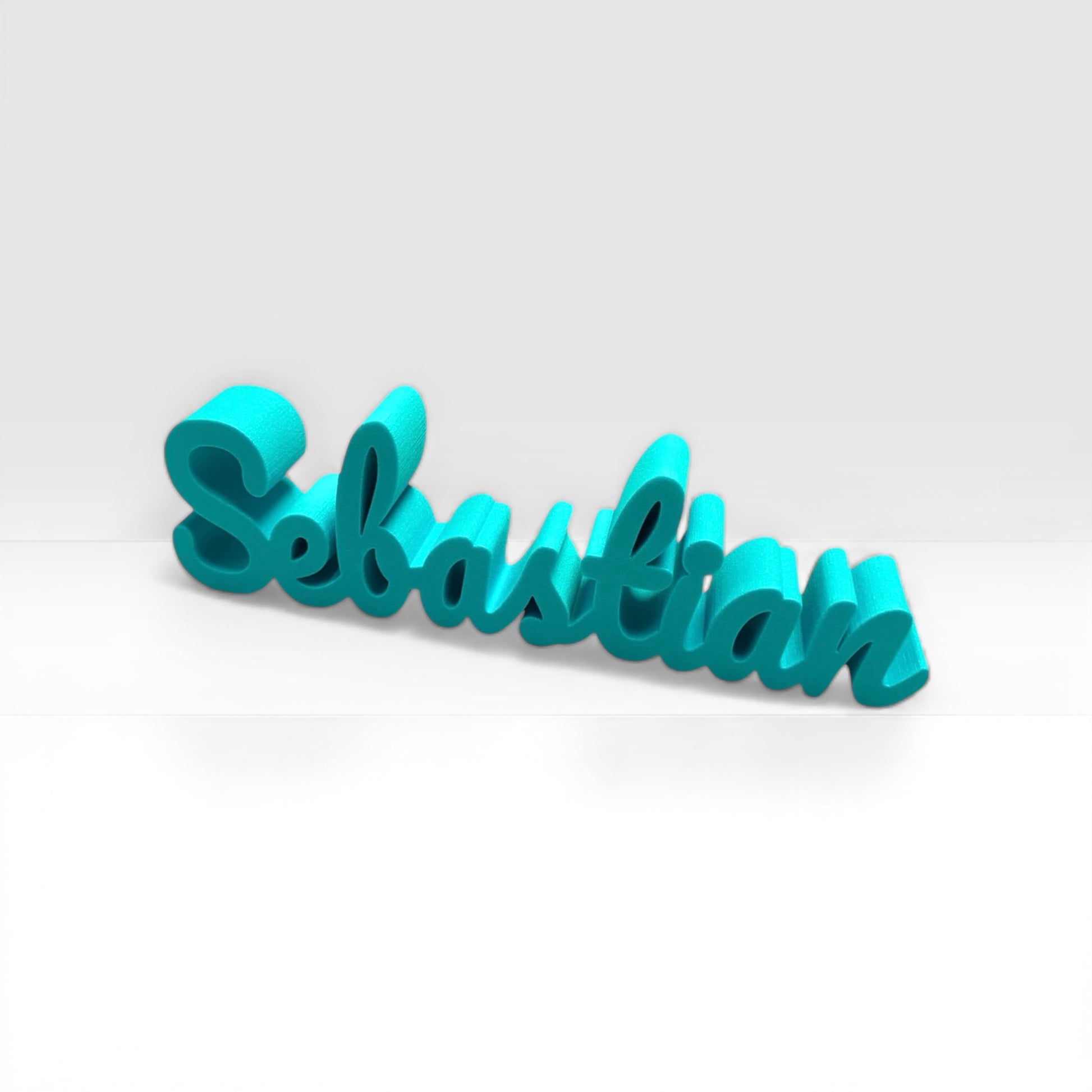 Schaumstoff Schriftzug Konfigurieren in Grün, 10 cm hoch, 3D Name zum Aufstellen, Made in Germany