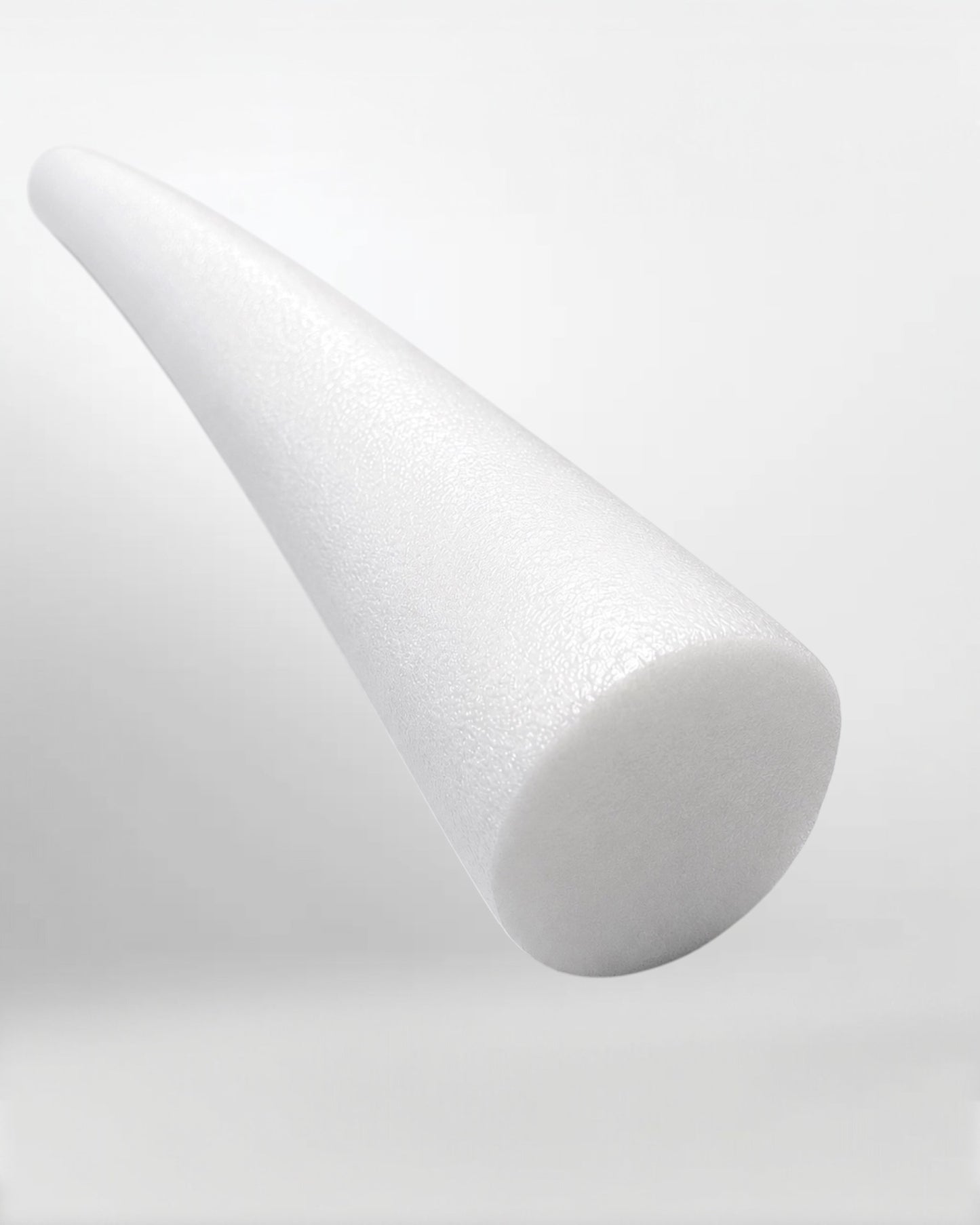 NOMAPACK® R 100 Rundprofil aus weißem PE Schaumstoff, ca. 110 cm lang und 10 cm Durchmesser